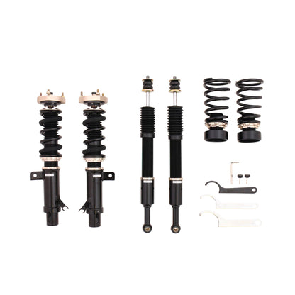 BC Racing BR Series coilovers on white background