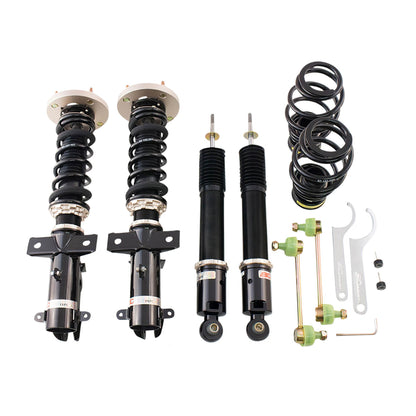 BC Racing BR Series coilovers on white background