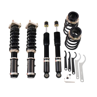 BC Racing BR Series coilovers on white background