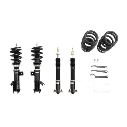 BC Racing BR Series coilovers on white background