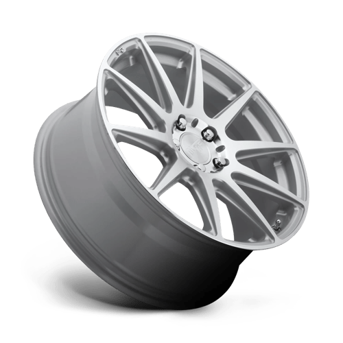 Niche M146 ESSEN Gloss Silver Machined 19x8.5 +42 5x112mm 66.6mm