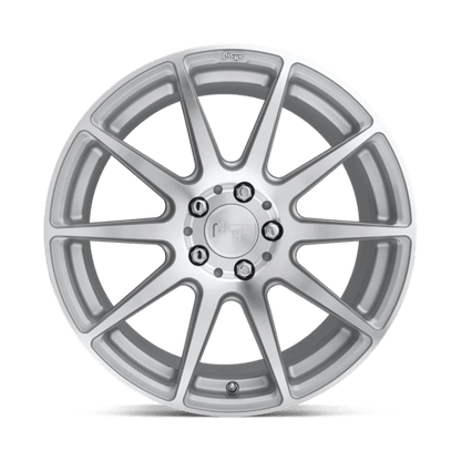 Niche M146 ESSEN Gloss Silver Machined 19x8.5 +42 5x112mm 66.6mm