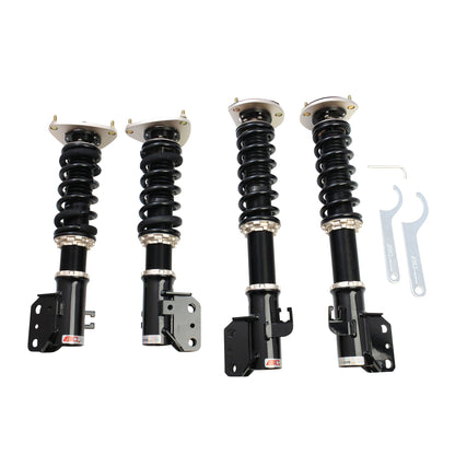 BC Racing BR Series coilovers on white background