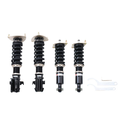 BC Racing BR Series coilovers on white background