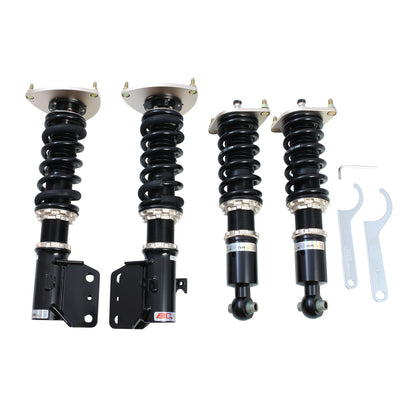 BC Racing BR Series coilovers on white background