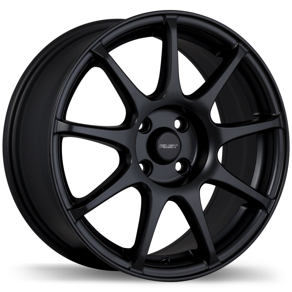 Fast Wheels Orbit Matte Black 16x7 +40 4x100mm 73.0mm