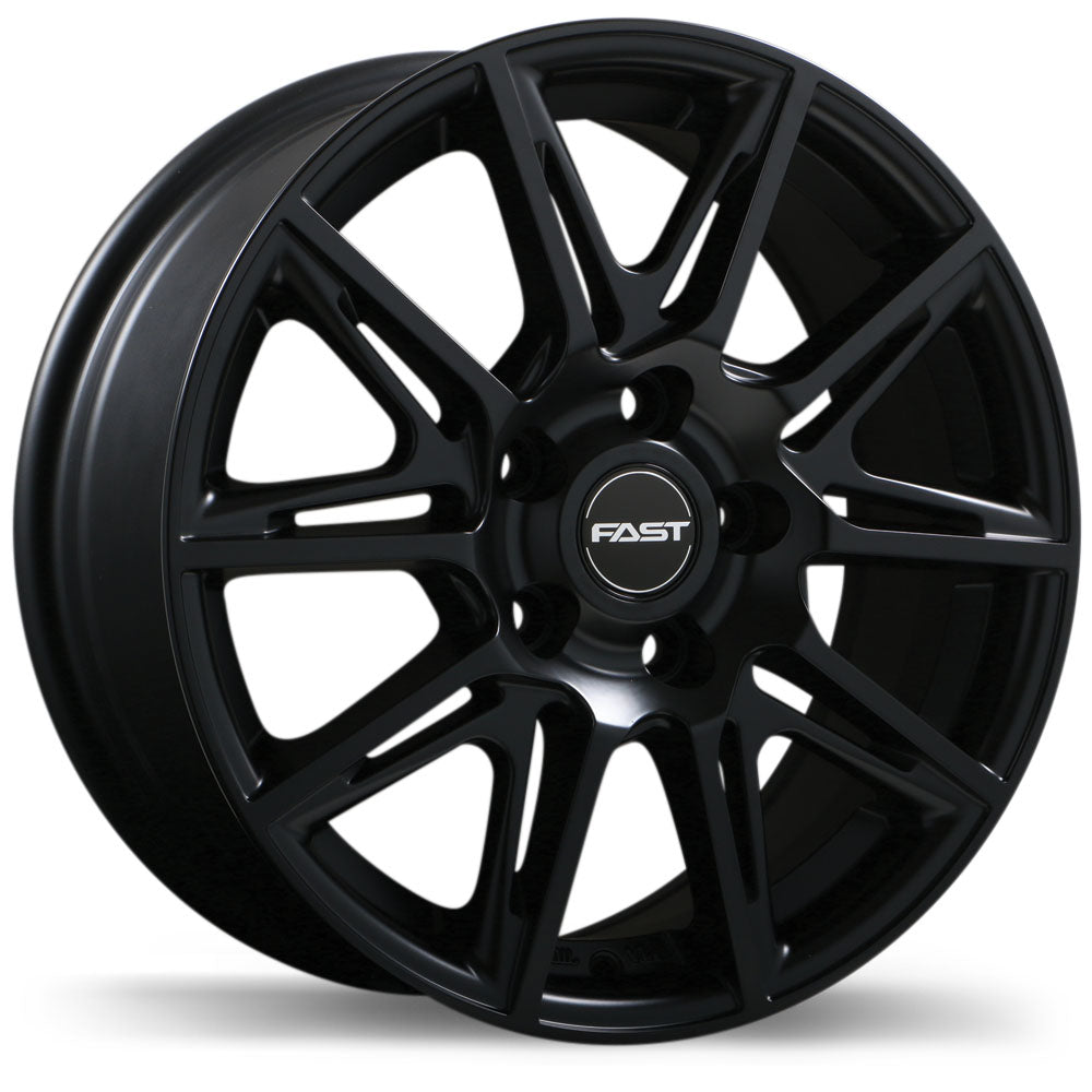 Fast Wheels Switch Satin Black 16x6.5 +42 5x114.3mm 67.1mm