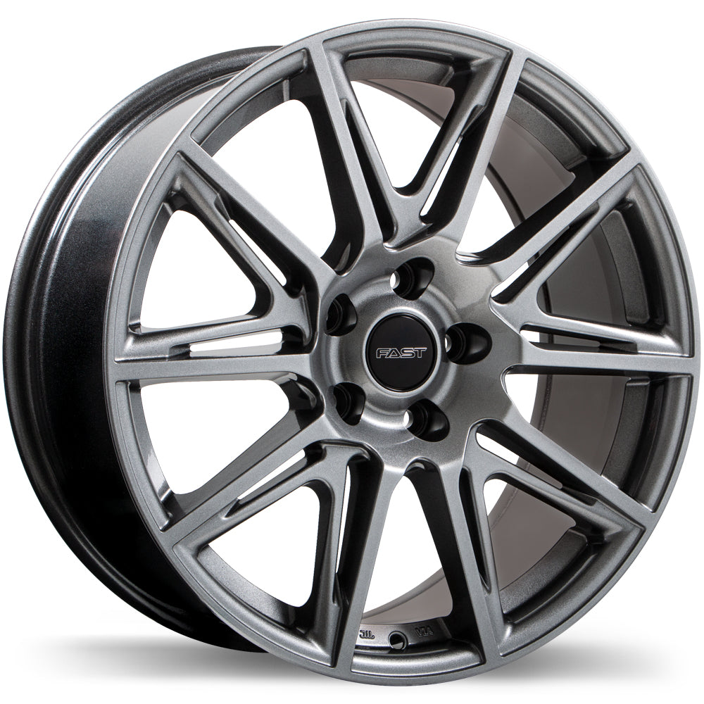Fast Wheels Switch Titanium 18x8 +45 5x108mm 67.1mm