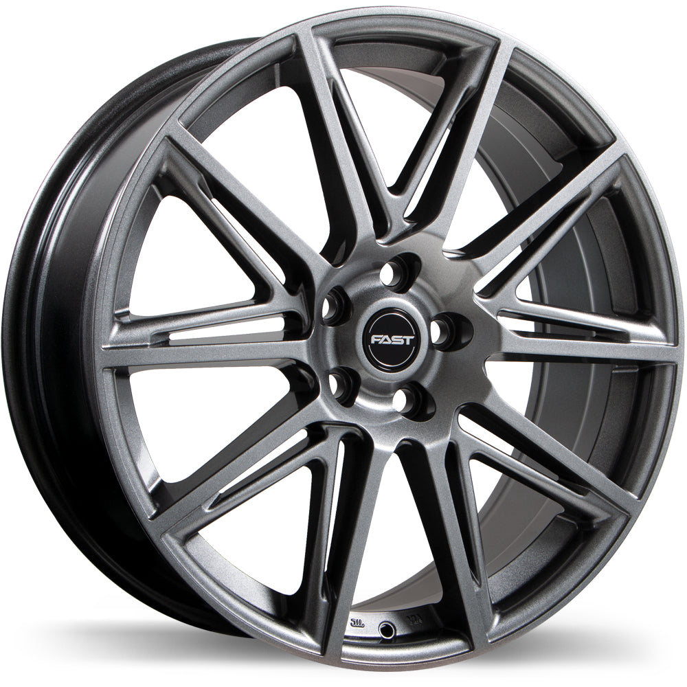 Fast Wheels Switch Titanium 19x8 +35 5x114.3mm 66.1mm