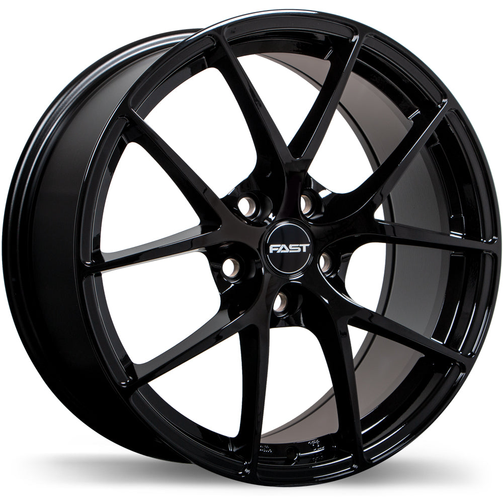 Fast Wheels Innovation Gloss Black 16x6.5 +45 5x114.3mm 67.1mm