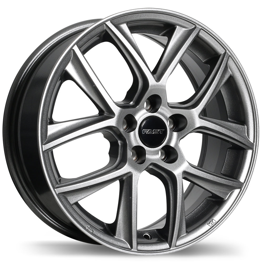 Fast Wheels Tactic Titanium 16x6.5 +40 5x100mm 54.1mm
