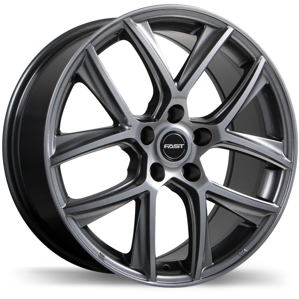 Fast Wheels Tactic Titanium 17x7.5 +35 5X114.3mm 66.1mm
