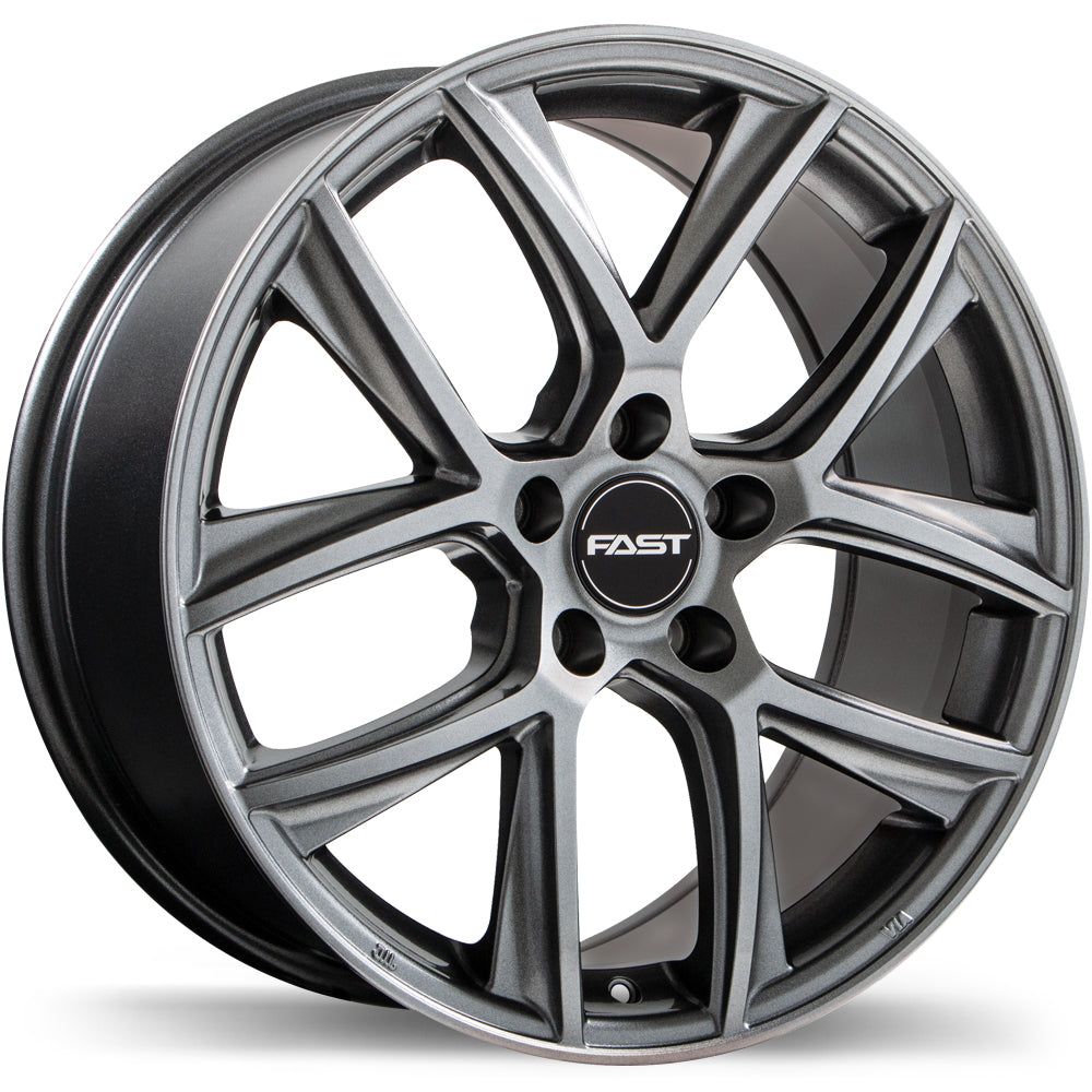 Fast Wheels Tactic Titanium 16x6.5 +40 5x114.3mm 64.1mm