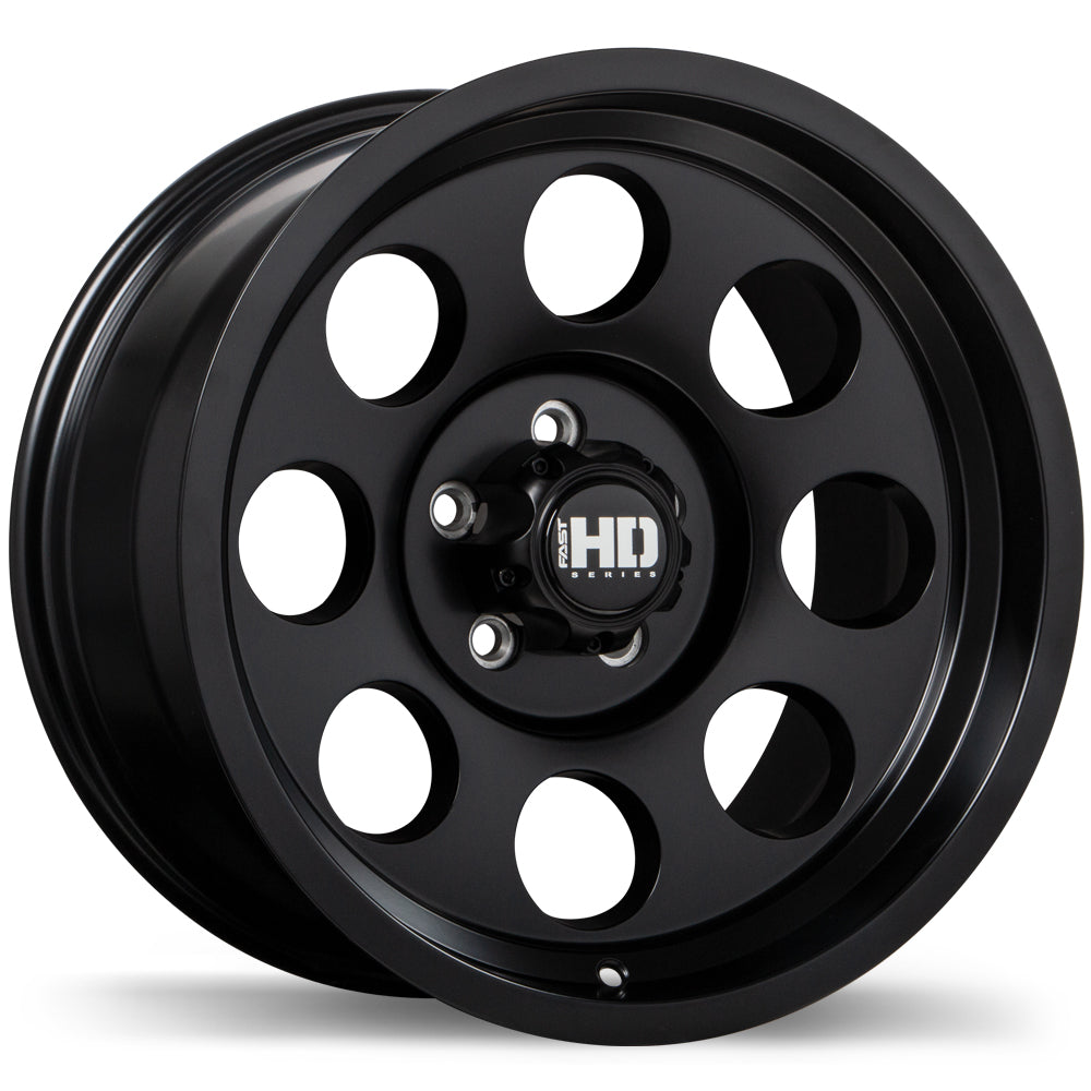 Fast HD Detour Satin Black 16x8 0 5x114.3mm 87.1mm