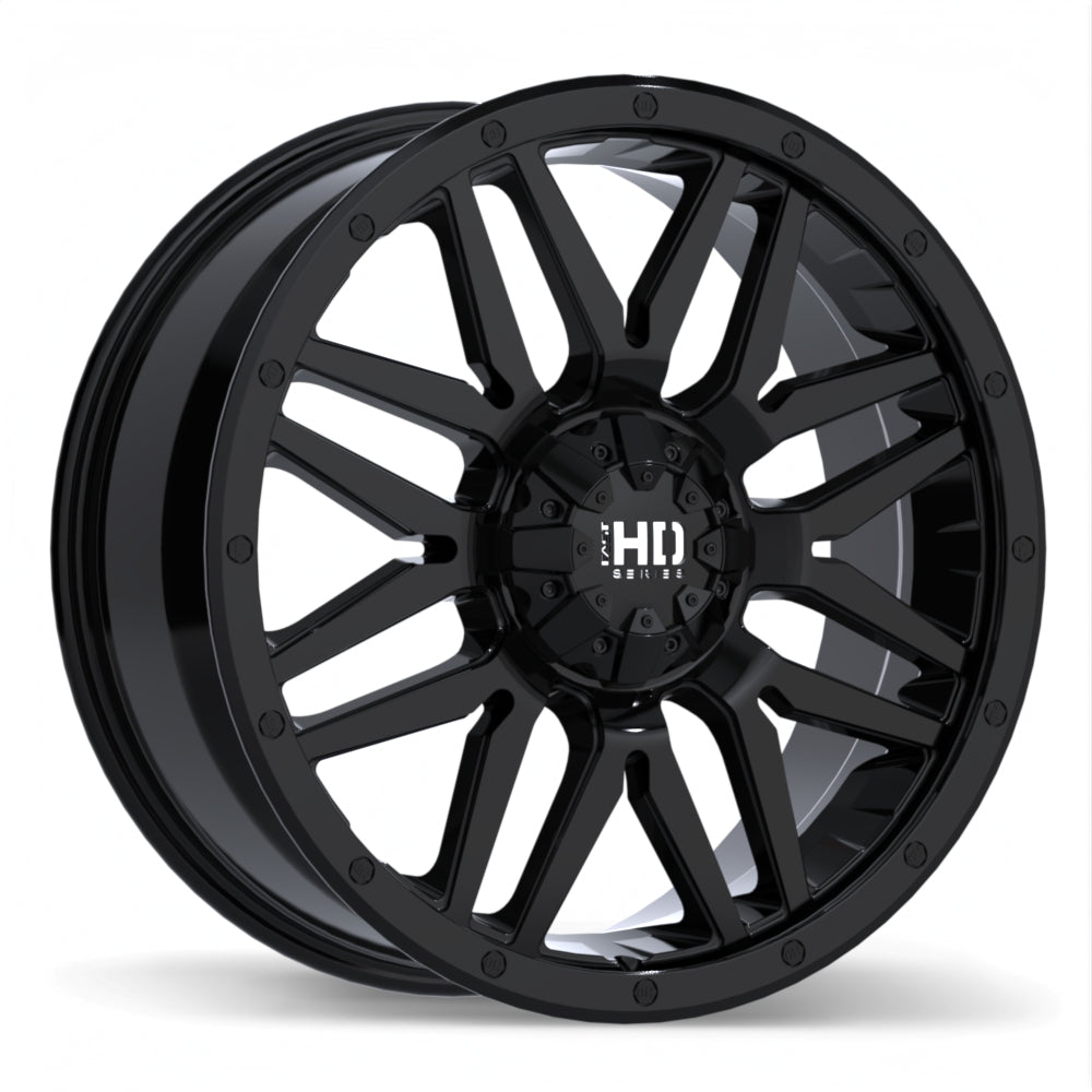 Fast HD Menace Gloss Black 22x9 +48 5x139.7mm 64.1mm
