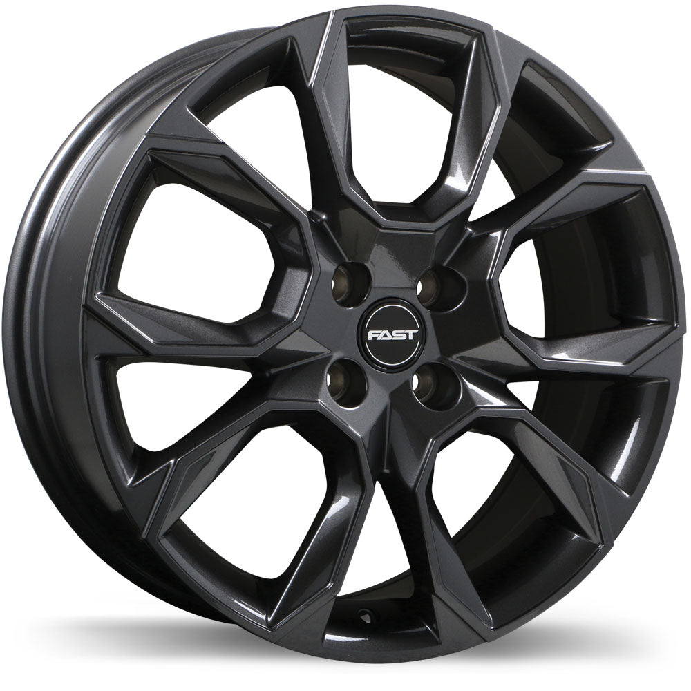 Fast Wheels Aventure Gloss Gunmetal 16x6.5 +40 4x100mm 60.1mm