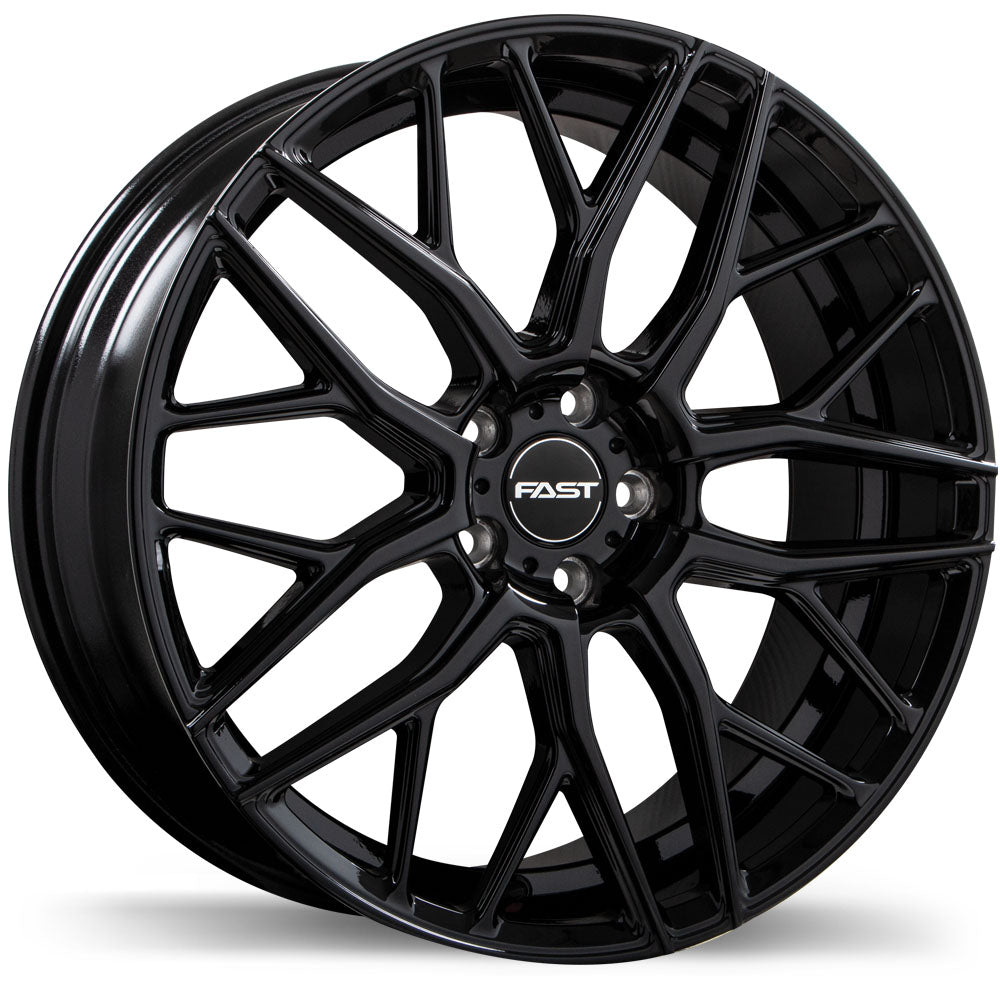 Fast Wheels Vybz Gloss Black 19x8.5 +40 5x112mm 72.6mm