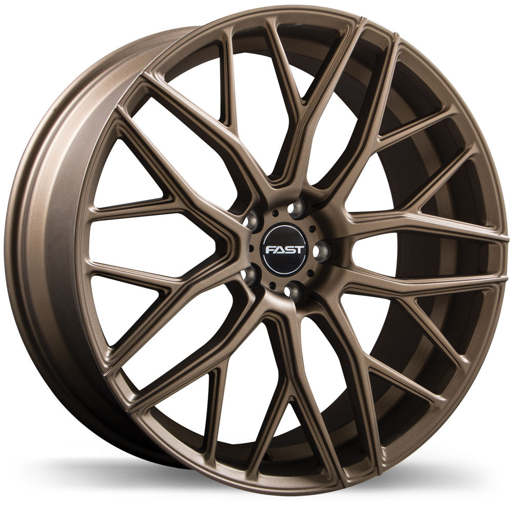 Fast Wheels Vybz Textured Bronze 19x8.5 +40 5x112mm 72.6mm