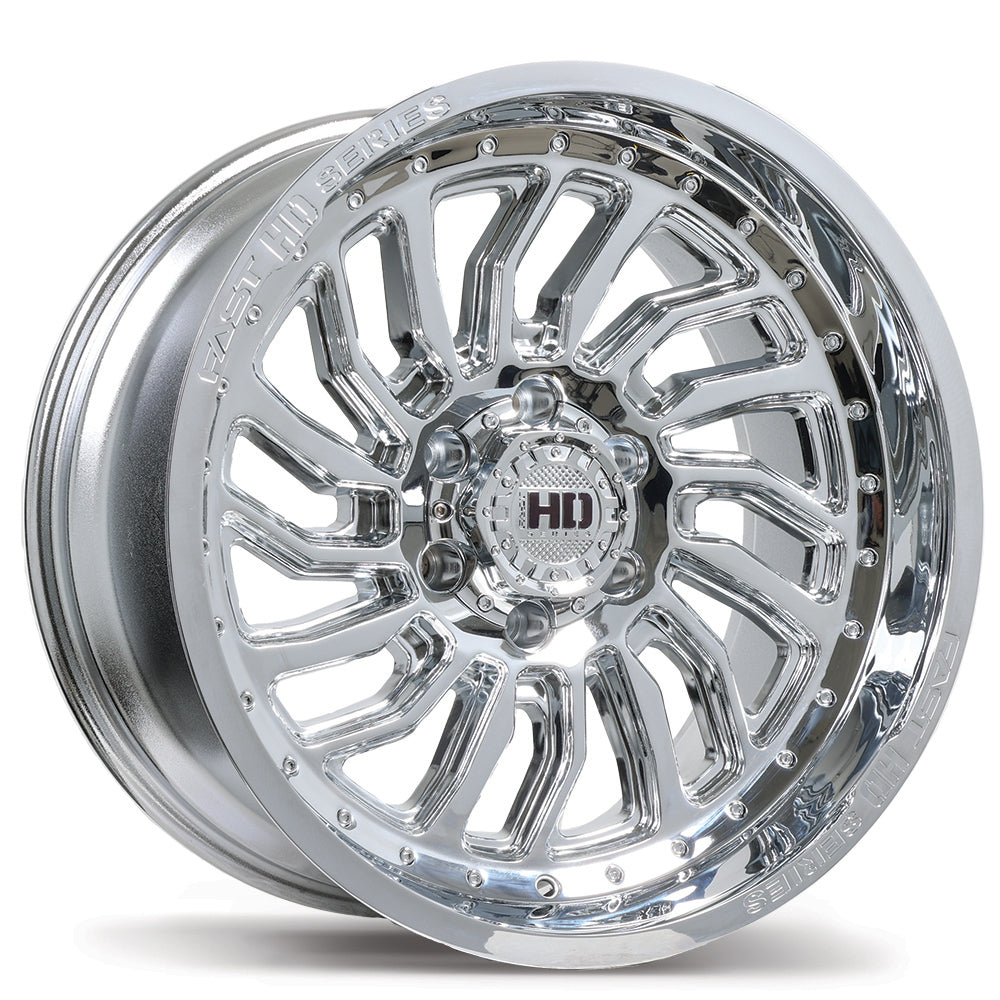 Fast HD D-STRUCT Chrome 20x10 -15 6x139.7mm 78.0mm