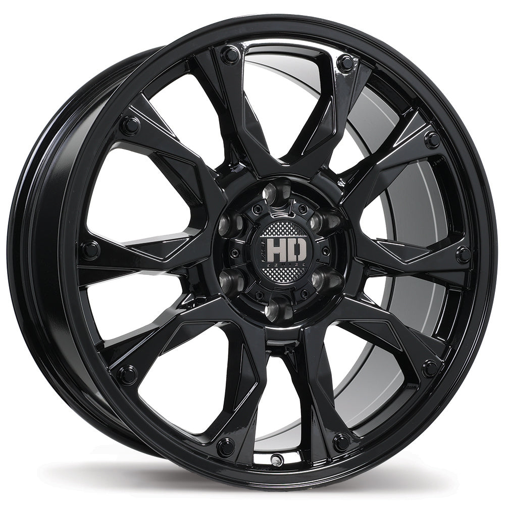 Fast HD Tactical Gloss Black 20x9 +40 6x135mm 87.1mm