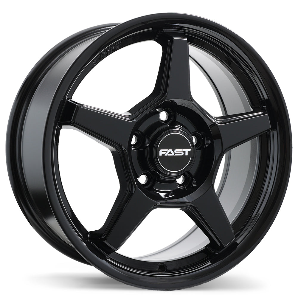 Fast Wheels Flair Gloss Black 17x7 +40 5x114.3mm 64.1mm