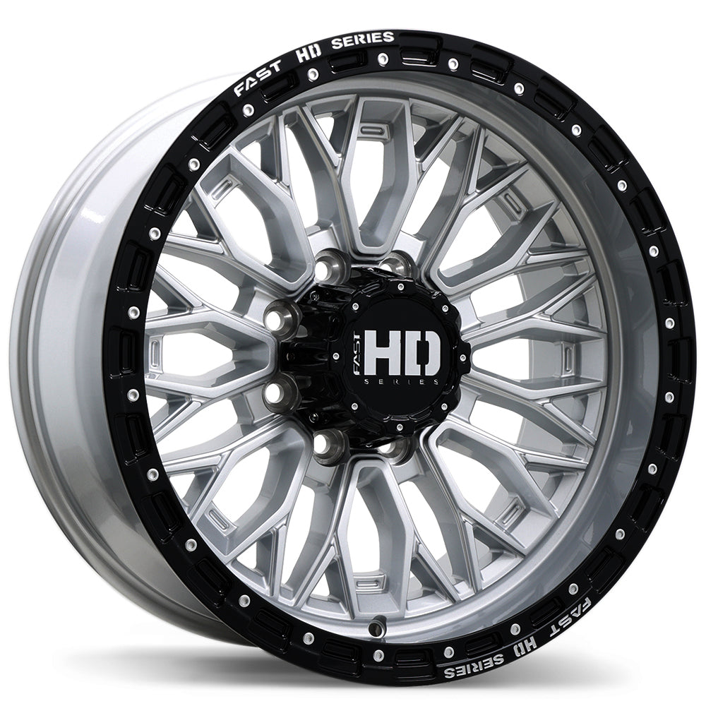 Fast HD Muramasa Gloss Silver with Black Lip 20x10 0 8x165.1mm 121.1mm