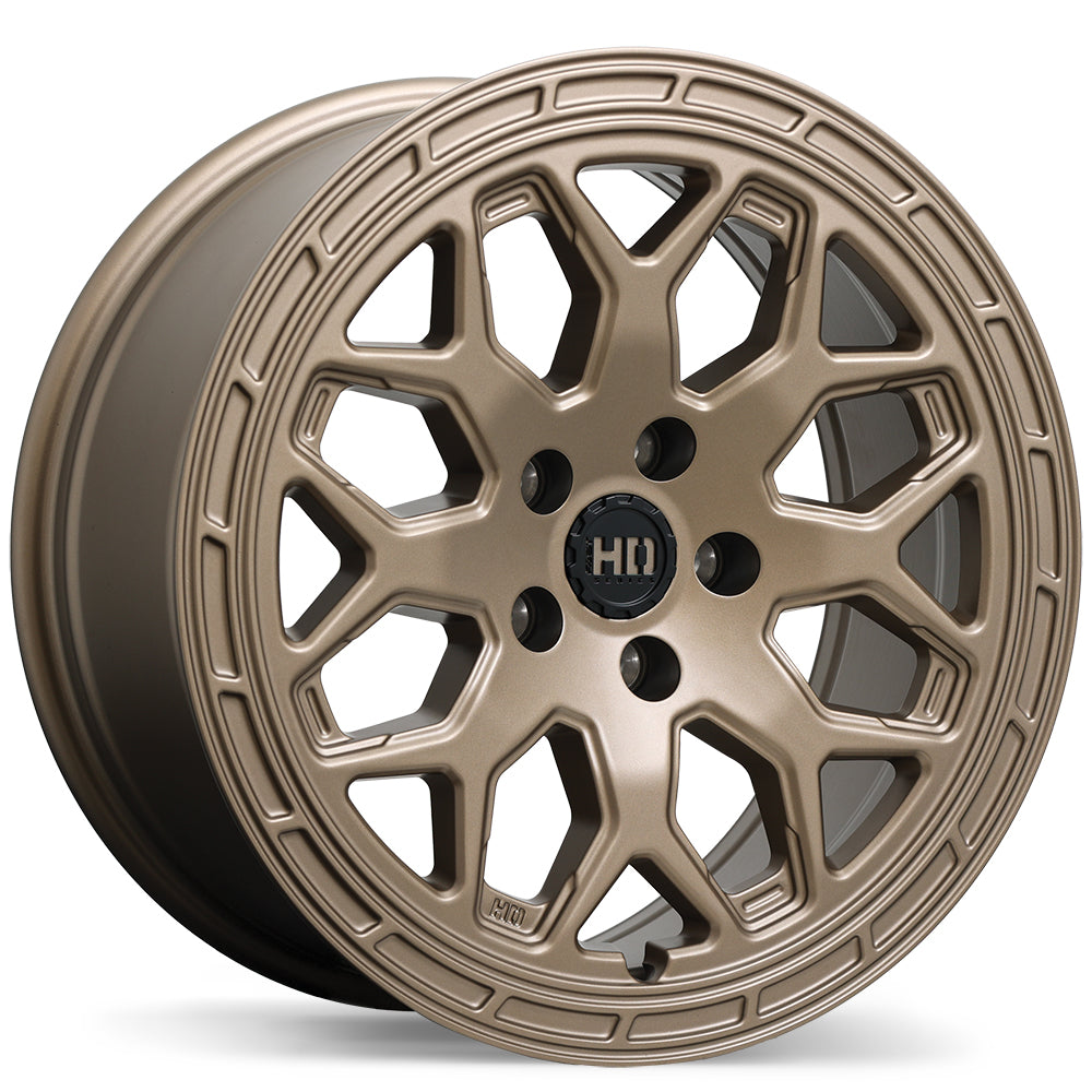 Fast HD Bandit Satin Bronze 17x7.5 +40 5x112mm 57.1mm
