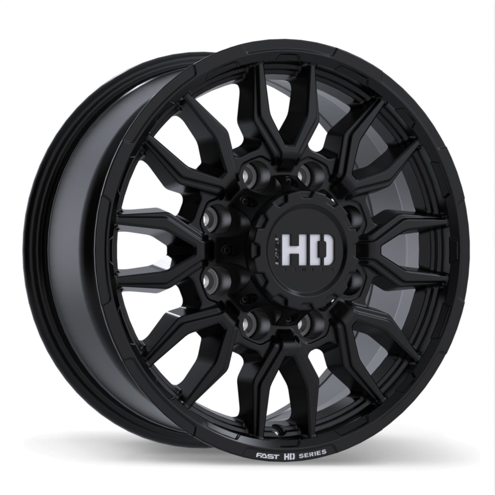Fast HD Grit Satin Black with Milling 18x8.5 +57 8x165.1mm 121.1mm