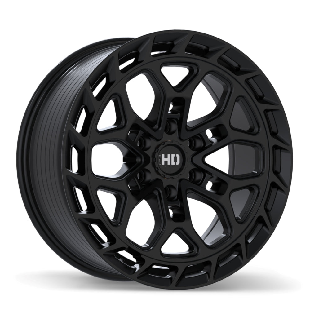 Fast HD Phantom Satin Black 20x9 +20 6x139.7mm 95.1mm