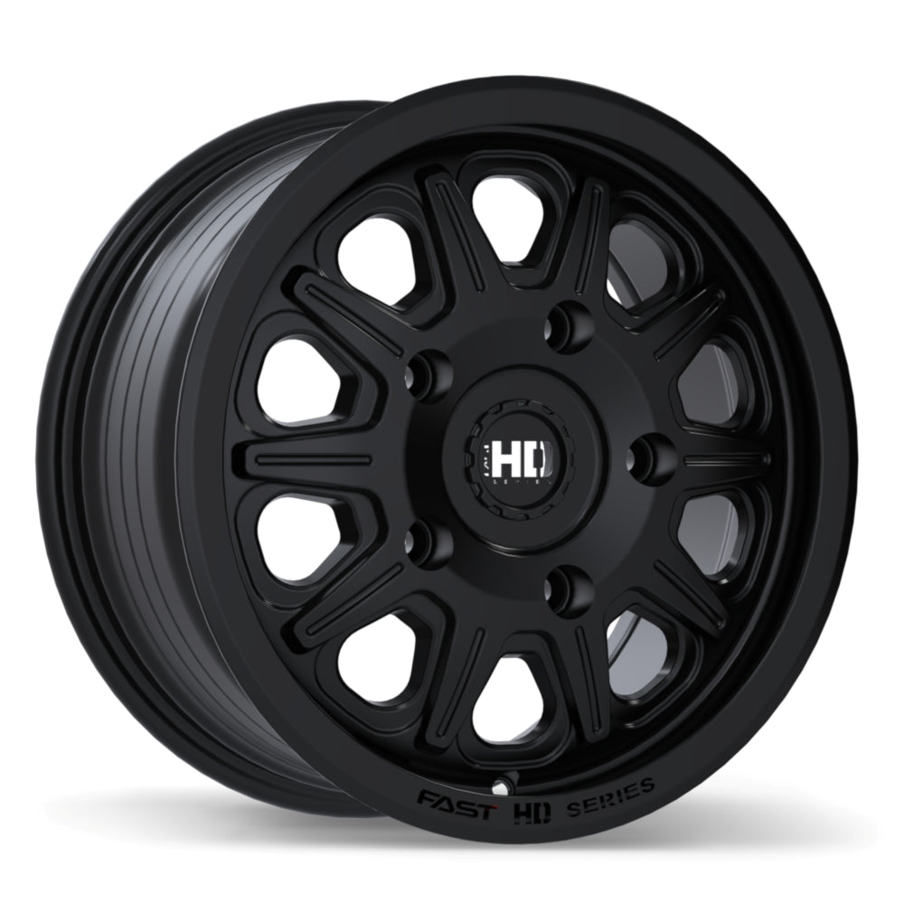 Fast HD Fury Satin Black 16x7.5 +60 5x160mm 65.1mm