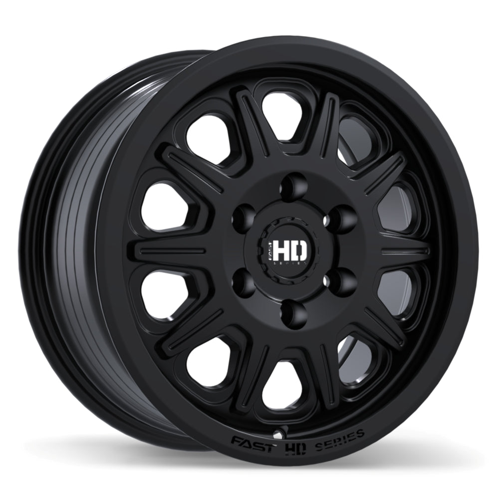 Fast HD Fury Satin Black 16x7.5 +54 6x130mm 84.1mm