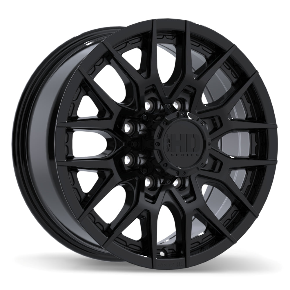 Fast HD Noctura Gloss Black 18x8 +44 8x180mm 124.4mm