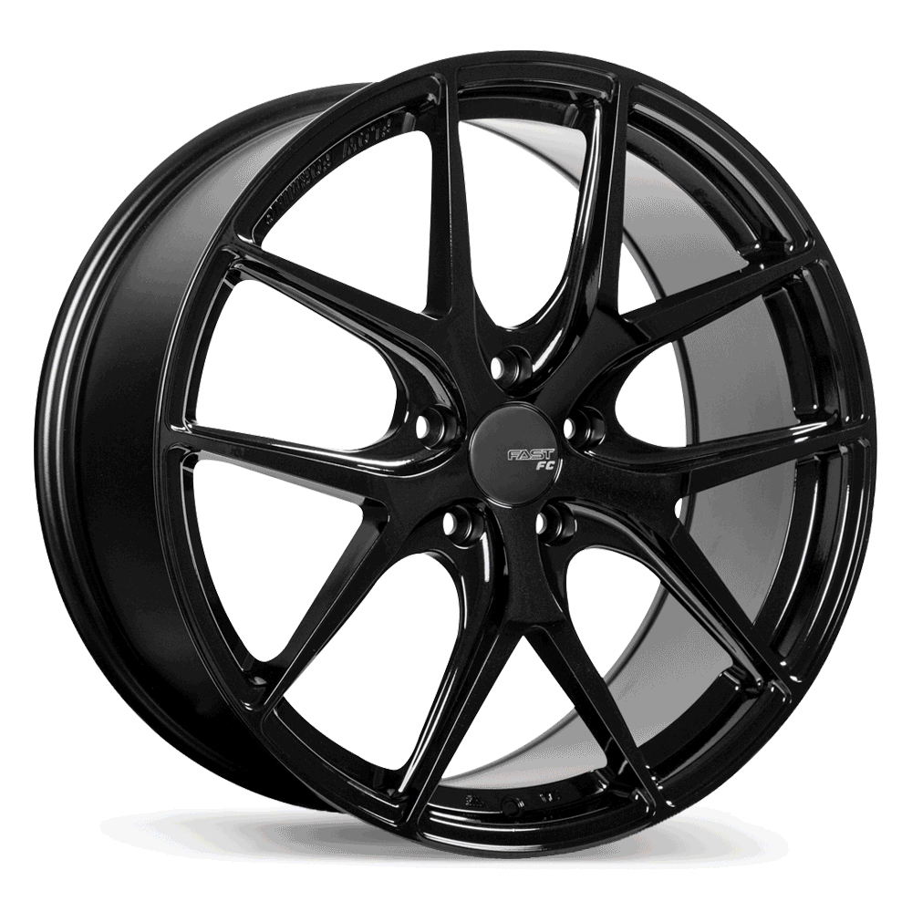 Fast Wheels FC04 Metallic Black 19x8.5 +35 5x110mm 72.6mm