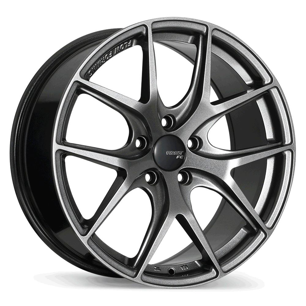 Fast Wheels FC04 Titanium 20x8.5 +45 5x108mm 72.6mm