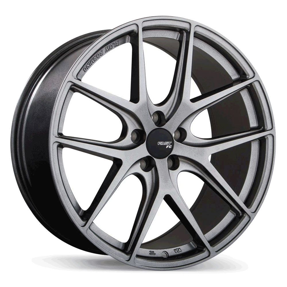 Fast Wheels FC04 Titanium 19x8.5 +35 5x108mm 72.6mm