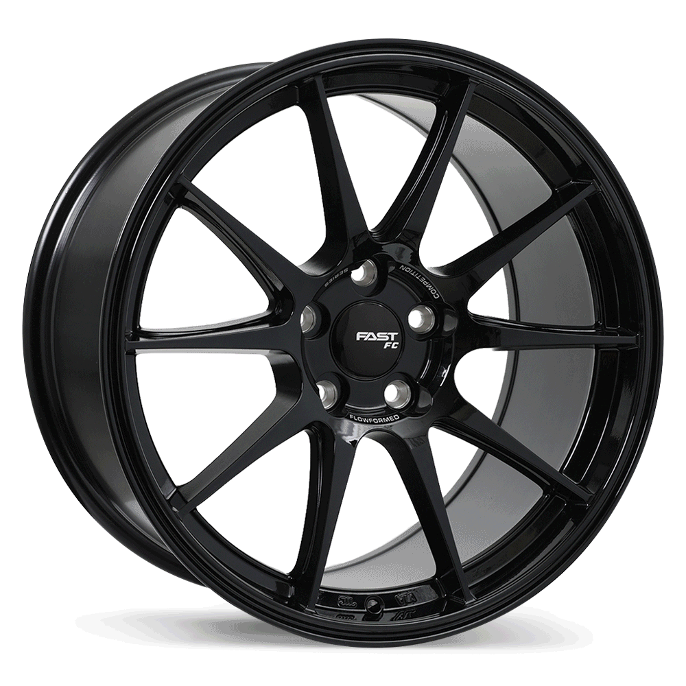 Fast Wheels FC08 Gloss Black 18x9.5 +38 5x112mm 72.6mm