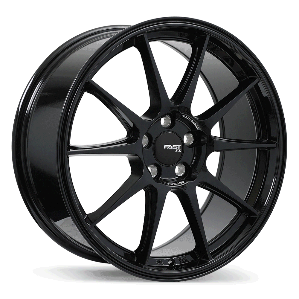 Fast Wheels FC08 Gloss Black 19x8 +40 5x112mm 72.6mm