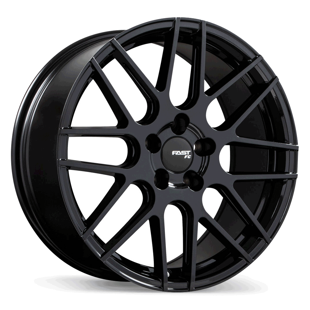 Fast Wheels FC12 Metallic Black 18x8 +35 5x105mm 72.6mm