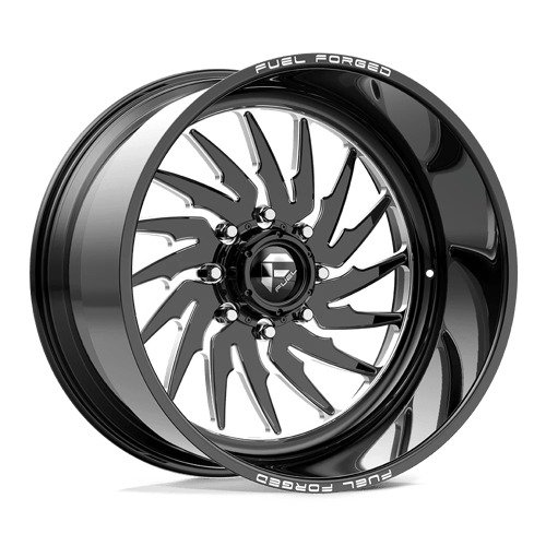 Fuel Offroad FF110 Gloss Black Mill-mach 20x12 -40 5x135mm 87mm
