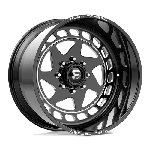 Fuel Offroad FF117 Gloss Black Mill-mach 24x12 -40 6x139.7mm 78.1mm