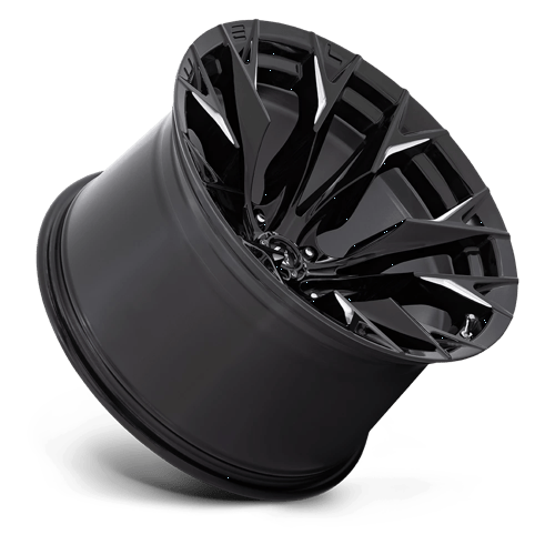 Fuel Offroad D803 FLAME Gloss Black Milled 20x12 -44 5x127mm 71.5mm
