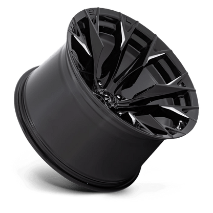 Fuel Offroad D803 FLAME Gloss Black Milled 20x12 -44 5x139.7mm 78.1mm