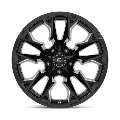 Fuel Offroad D803 FLAME Gloss Black Milled 20x12 -44 5x127mm 71.5mm