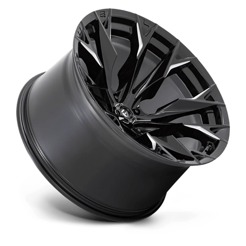 Fuel Offroad D803 FLAME Gloss Black Milled 22x12 -44 5x139.7mm 78.1mm