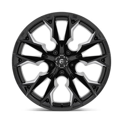 Fuel Offroad D803 FLAME Gloss Black Milled 22x12 -44 5x127mm 71.5mm