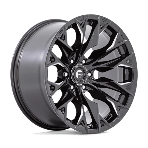 Fuel Offroad D803 FLAME Gloss Black Milled 20x10 -18 6x135mm 87.1mm