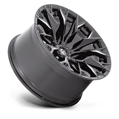 Fuel Offroad D803 FLAME Gloss Black Milled 20x10 -18 6x135mm 87.1mm