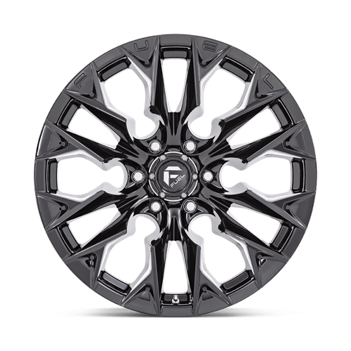 Fuel Offroad D803 FLAME Gloss Black Milled 20x10 -18 6x135mm 87.1mm