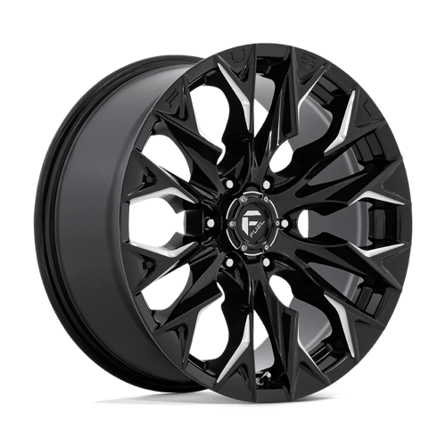 Fuel Offroad D803 FLAME Gloss Black Milled 20x9 +20 6x139.7mm 106.1mm