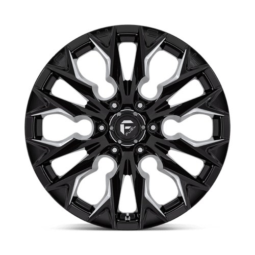 Fuel Offroad D803 FLAME Gloss Black Milled 20x9 +20 6x135mm 87.1mm